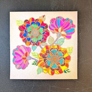 Vibrant Floral Art Print